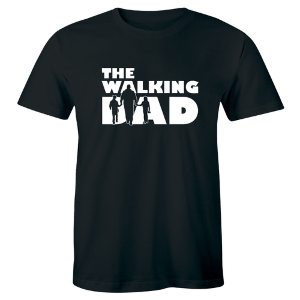 The Walking Dad Funny Tv Movie Tittle Mens T-shirt